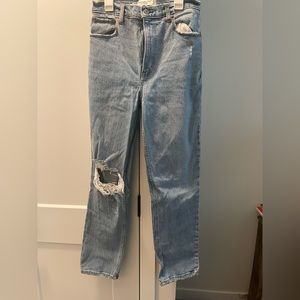 Abercrombie 90s Straight Ultra High Rise Jeans